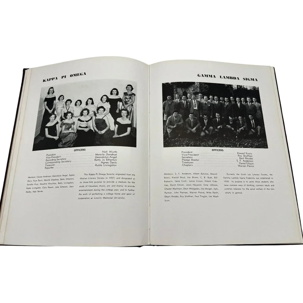 1950 Lincoln Memorial University Yearbook The Railsplitter Vintage Collectible - Picture 5 of 9